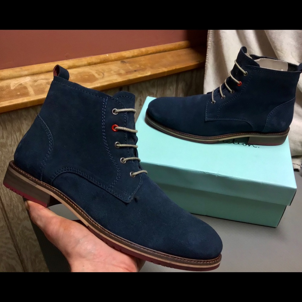 Modern Fiction “Innuendo” Leather Lace-Up Boots